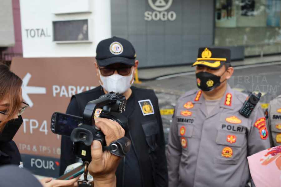 Tim Labfor Polda Jatim Mulai Penyelidikan Penyebab Kebakaran Tunjungan Plaza