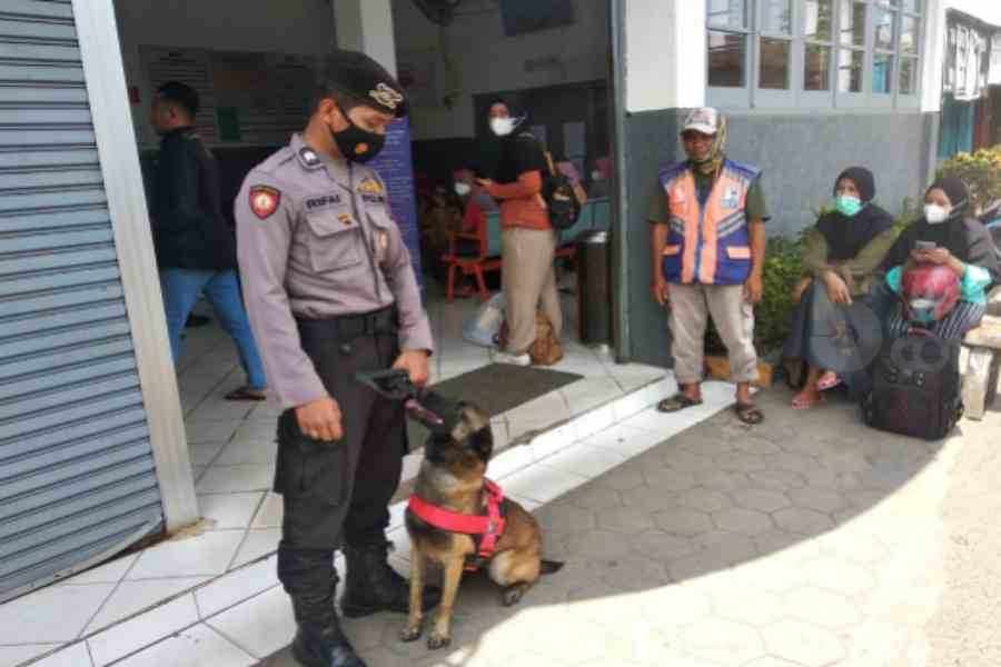 Arus Mudik 2022, Polres Malang Siapkan Unit K9 di Stasiun dan Terminal