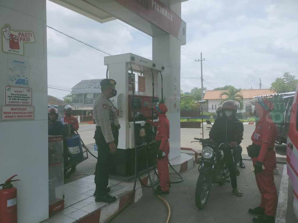 Polisi Patroli SPBU, Ini Stok BBM di Kediri