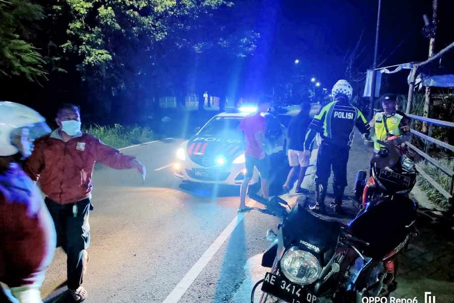 Patroli Sahur On The Road, Polres Magetan Gagalkan Balap Liar