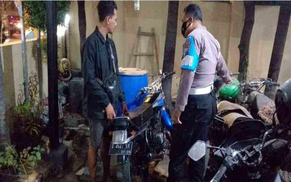 Geber Knalpot Brong di Perumahan Gresik, Motor Warga Tuban Diangkut ke Kantor Polisi
