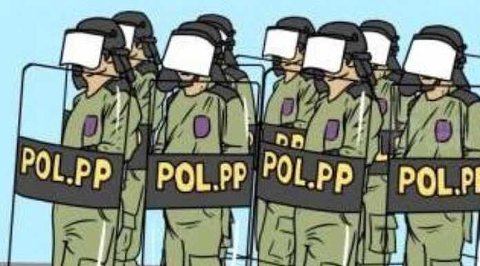 Satpol PP Surabaya Gandeng TNI/POLRI Antisipasi Kriminalitas