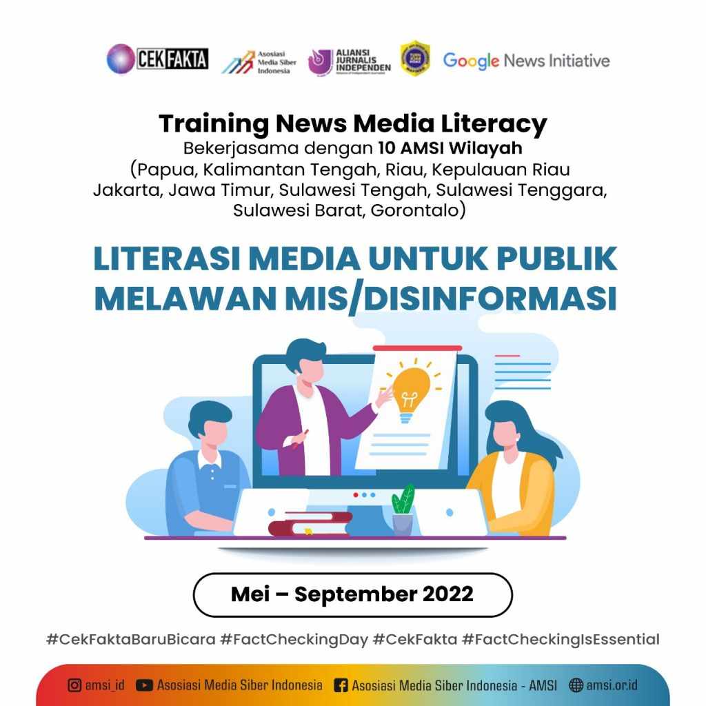 Terobosan AMSI, Training Literasi Berita bagi Publik di 10 Wilayah