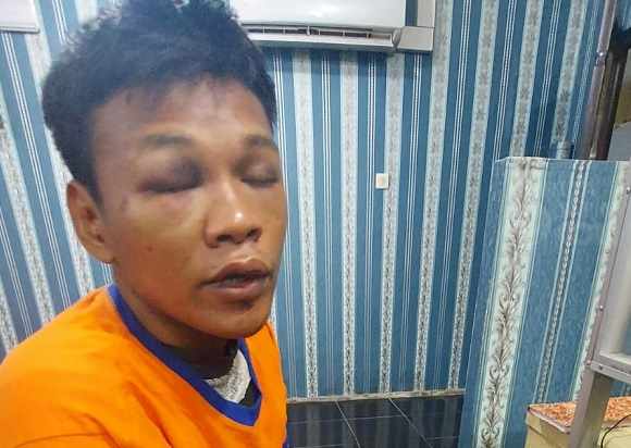 Maling Ponsel di Girilaya Surabaya Babak Belur Dihajar Massa