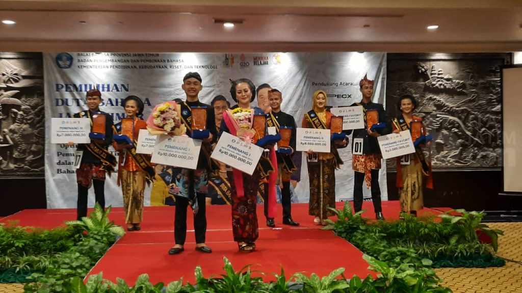 Inilah Pemenang Duta Bahasa Jawa Timur 2022