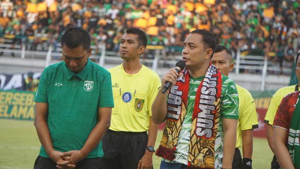 Wali Kota Surabaya Eri Cahyadi Ajak Suporter Doa Bersama untuk Korban Tragedi Tol Sumo
