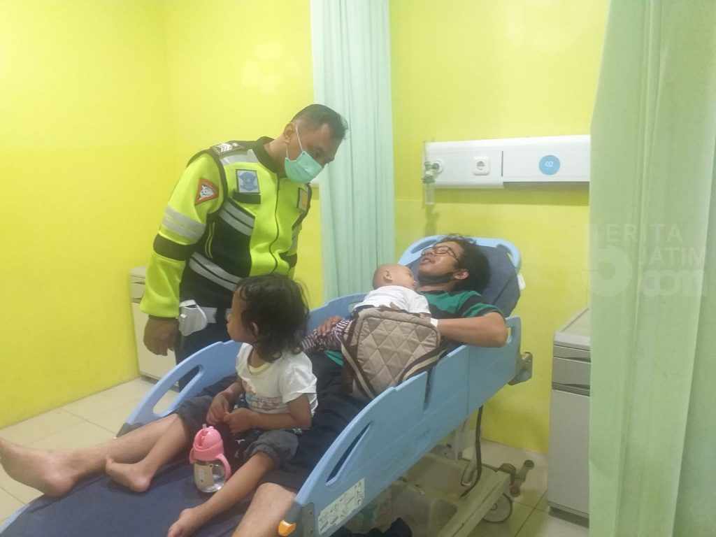Dua Motor Tabrakan di Balben Sidoarjo, Empat Korban Alami Luka Serius