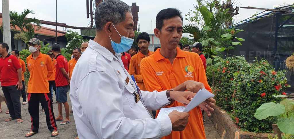 Penghuni Lapas Surabaya Dilatih Jadi Pekerja Bangunan