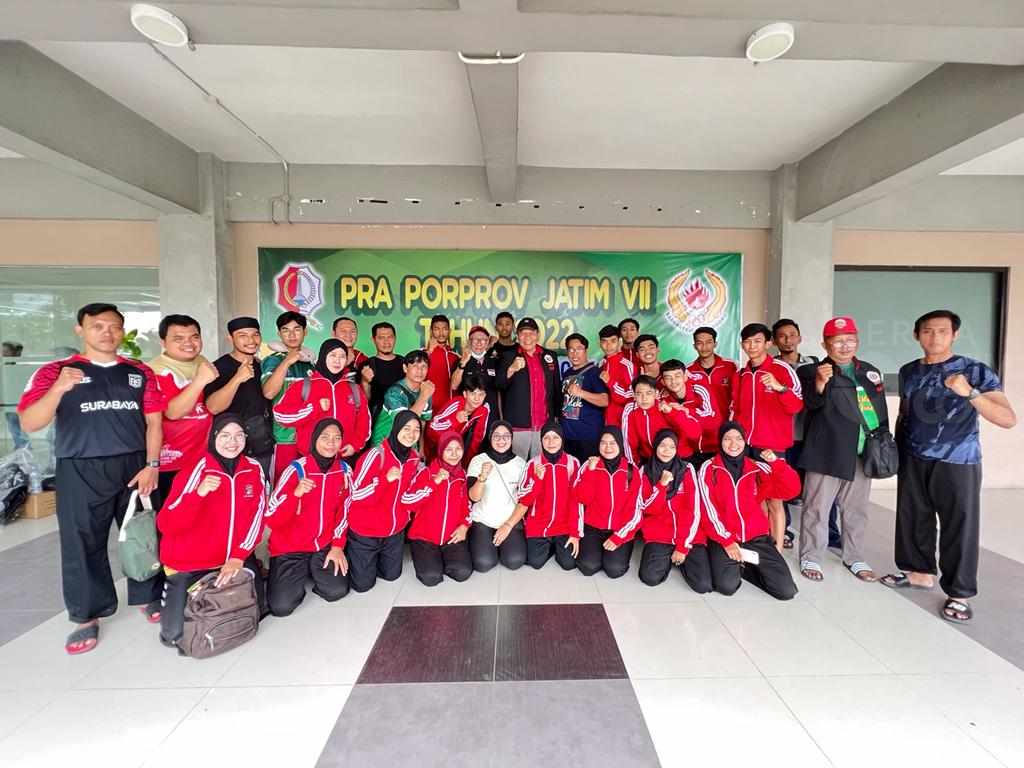 Targetkan Lolos ke Porprov Jatim, Tim Pencak Silat Kota Surabaya Mohon Doa Restu