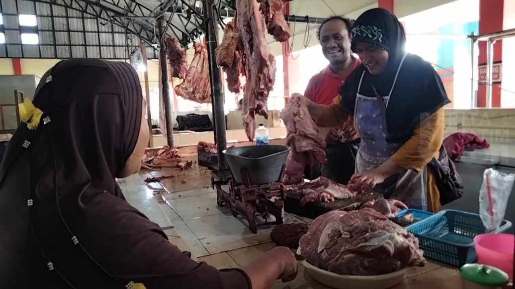 Penjualan Daging Sapi di Pasar Kedungmaling Mojokerto Tak Berpengaruh