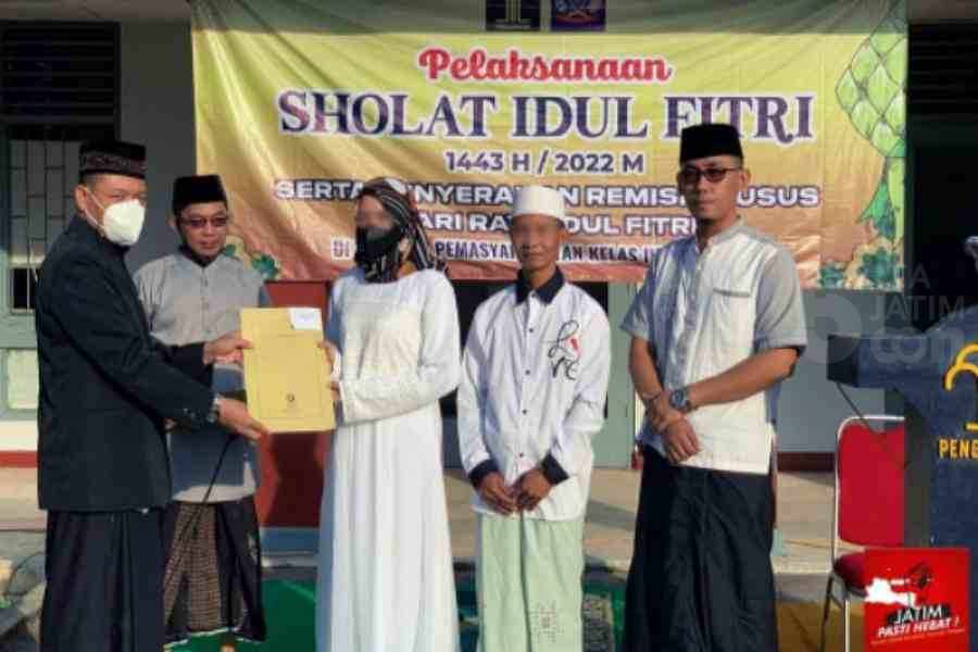 354 Narapidana Lapas Lamongan Dapat Remisi Khusus Idulfitri 1443 H
