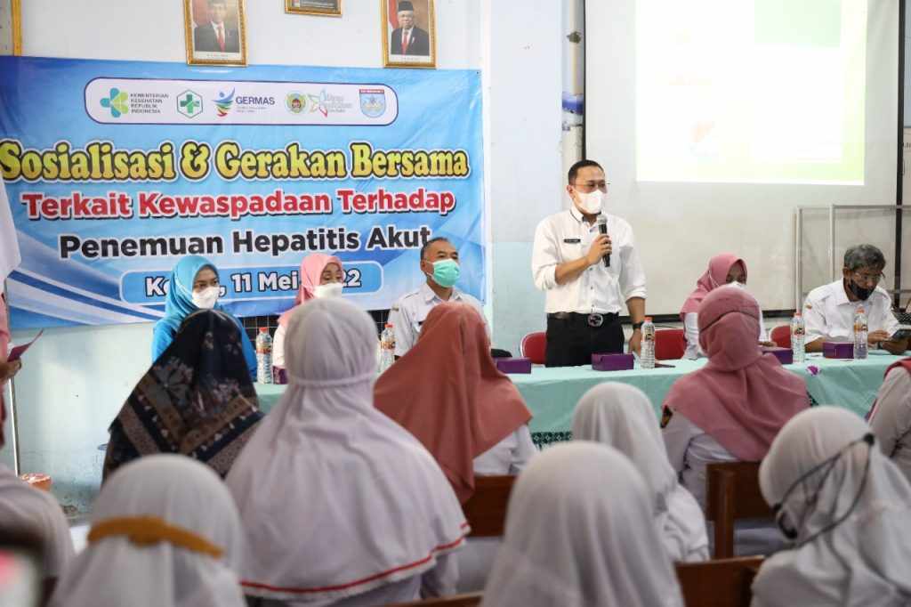 Dinkes Kota Kediri Sosialisasi Kewaspadaan Hepatitis Akut ke Sekolah Dasar
