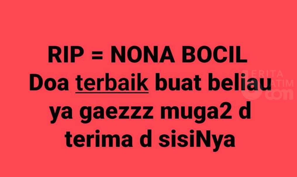 Tamu Hotel Kediri Tewas Diduga Dibunuh, Korban Pemilik Akun Nona Bocil