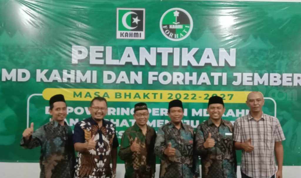 Dilantik, KAHMI Jember Janjikan Sinergi untuk Pembangunan