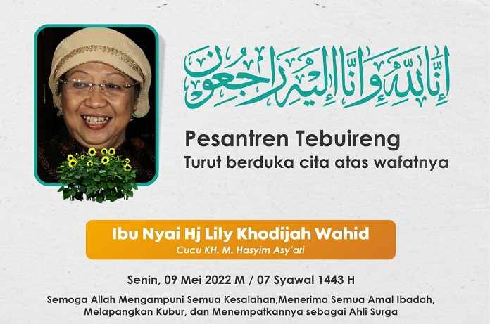 Besok Pagi, Jenazah Adik Gus Dur Lily Wahid Dibawa ke Tebuireng Jombang