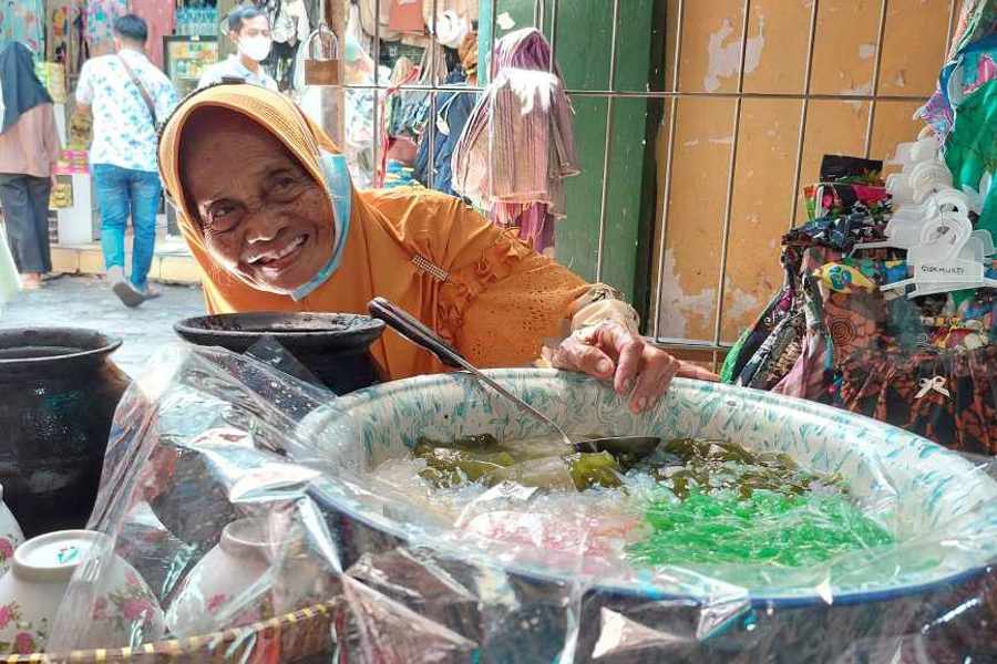 Segarnya Dawet Sagu Mbah Hari, 40 Tahun Perkaya Kuliner Beringharjo