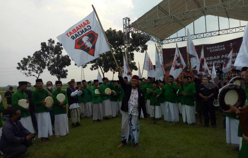 Unjuk Kekuatan, Sahabat Ganjar se-Jatim Gelar Apel Akbar di Jombang