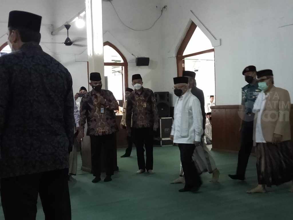 Wapres Ma’ruf Amin Salat Jumat di Pesantren Darul Ulum Jombang