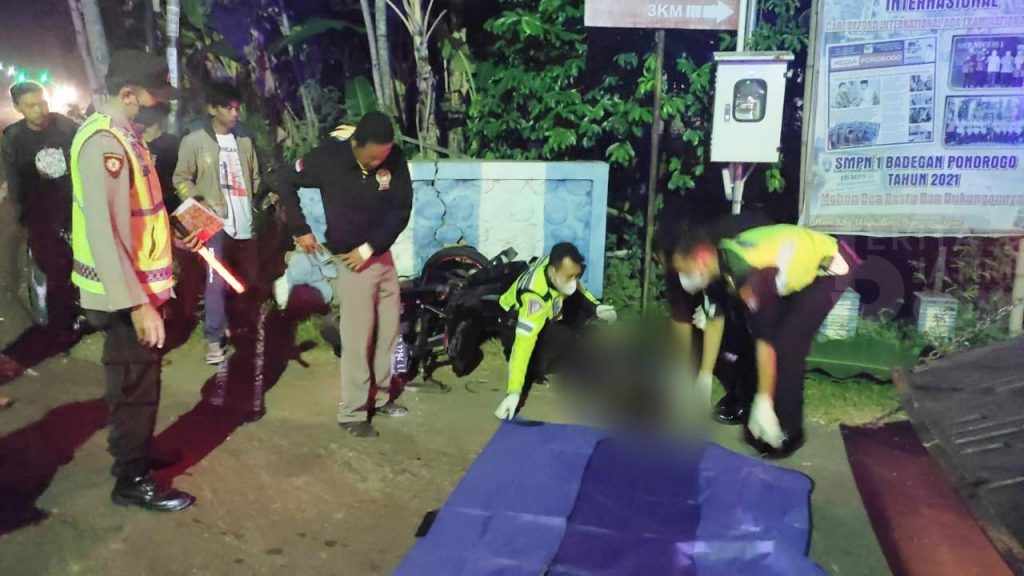 Motor Vs Pikap di Ponorogo, Pengendara Motor Meninggal Seketika