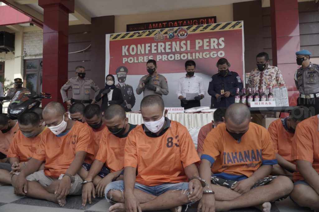 2 Bulan, 23 Tersangka Kasus Narkoba Diamankan Polisi Probolinggo