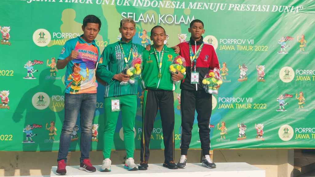 Pecah Rekor, Dua Peselam Kabupaten Pasuruan Kawinkan Emas di Nomor 800 M Kolam