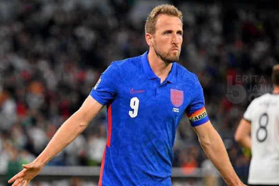 Foto Harry Kane usai mencetak gol (Tangkapan Layar Instagram @harrykane)