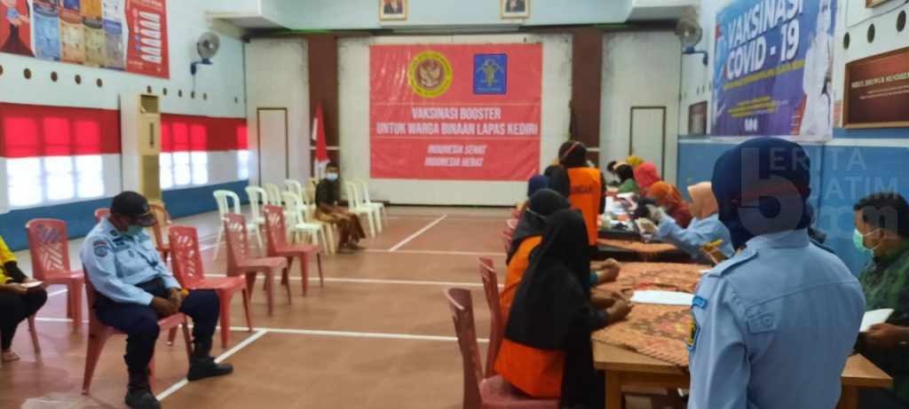 Jemput Bola, Binda Jatim Kembali Vaksin Warga Binaan Lapas Kediri