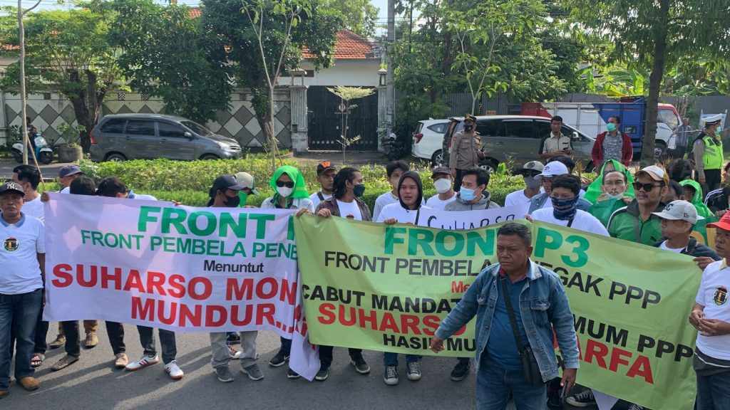 Demo ke PPP Jatim, Front P3 Desak MLB Copot Ketum Suharso