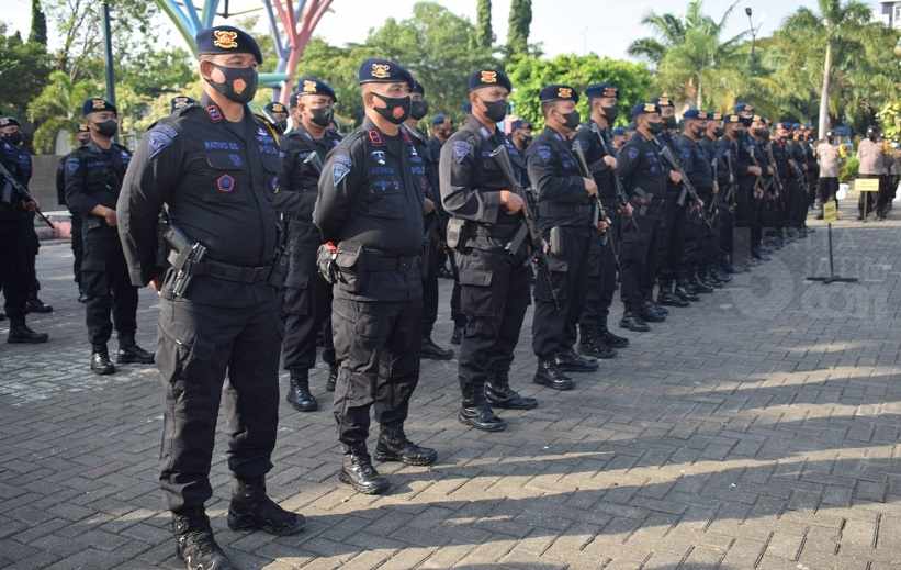 Ratusan Personel Amankan Pilkades Serentak di Lamongan