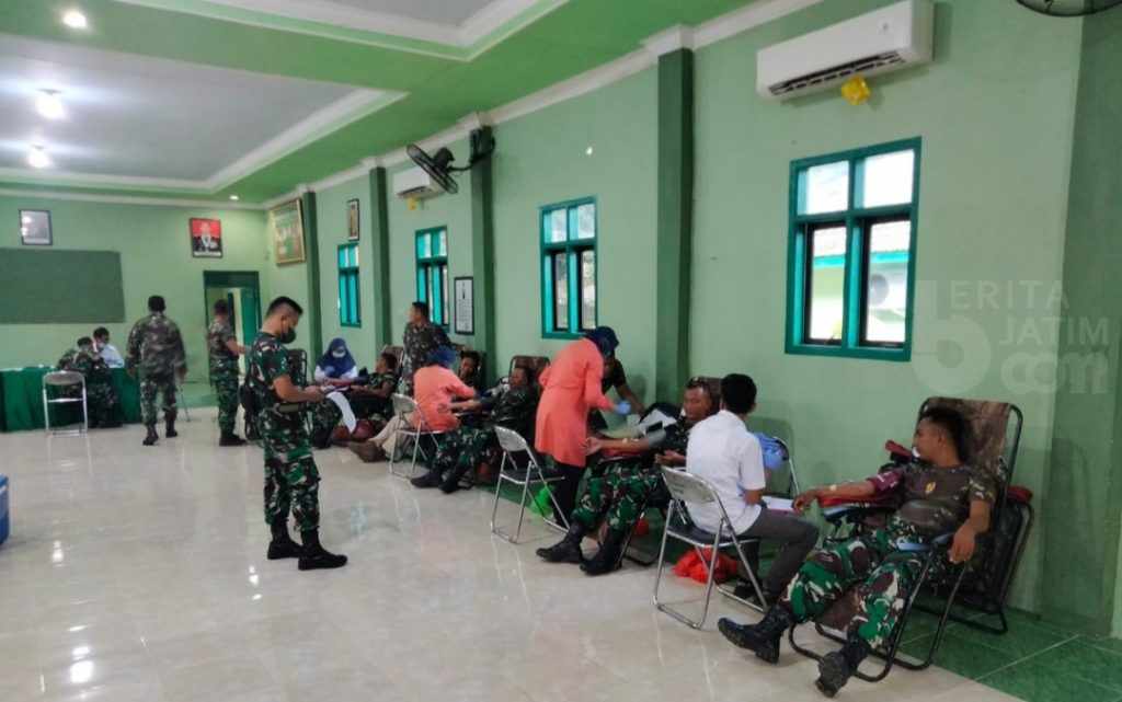 Kodim Pamekasan Sumbang 29 Kantong Darah