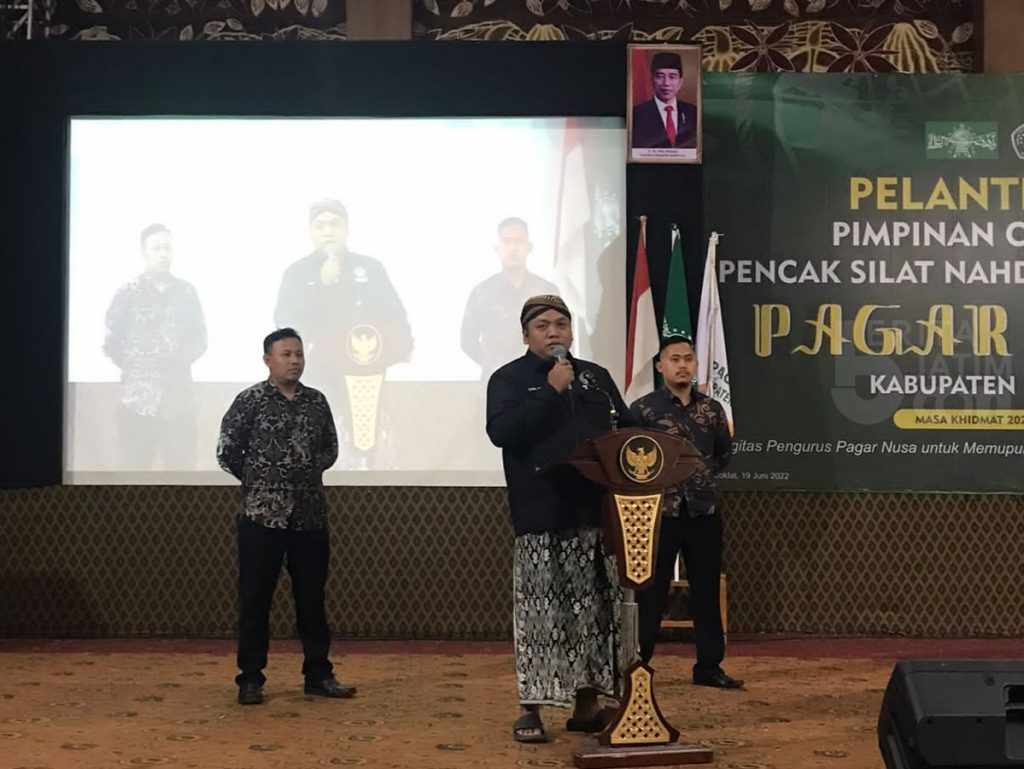 Nabil Haroen Dukung Kemandirian Pagar Nusa Blitar, Gotong Royong Bangun Padepokan Silat