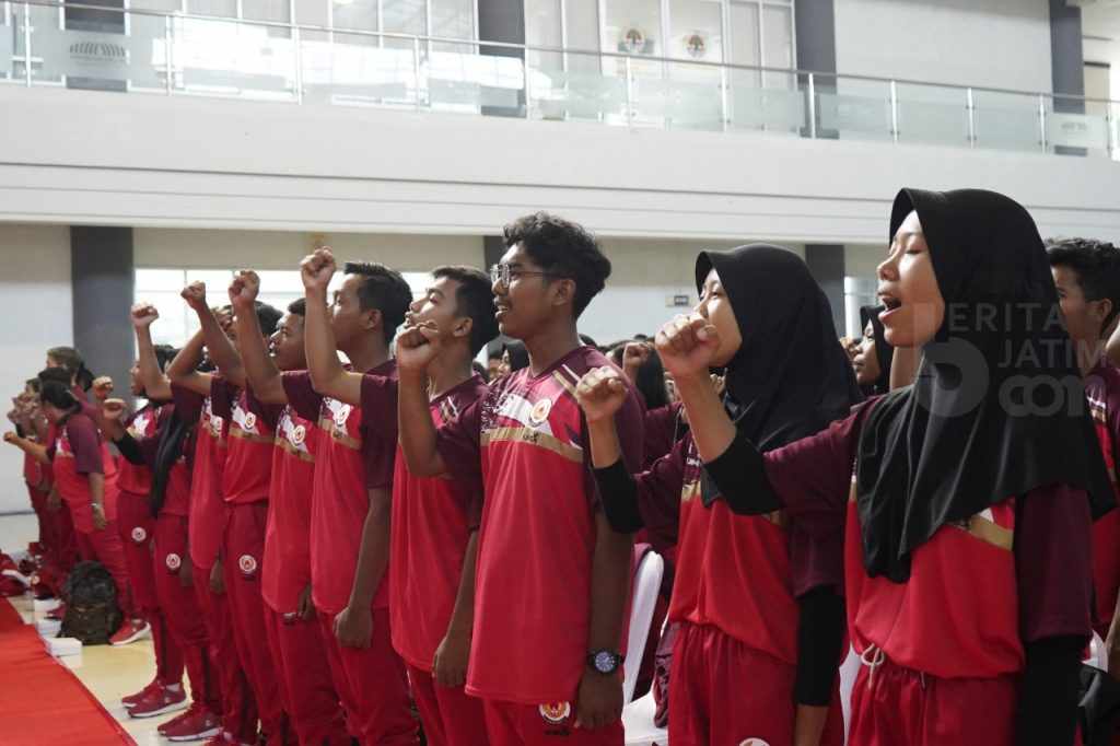 Berangkat ke Porprov VII Jatim, Atlet Kabupaten Kediri Target Masuk 10 Besar