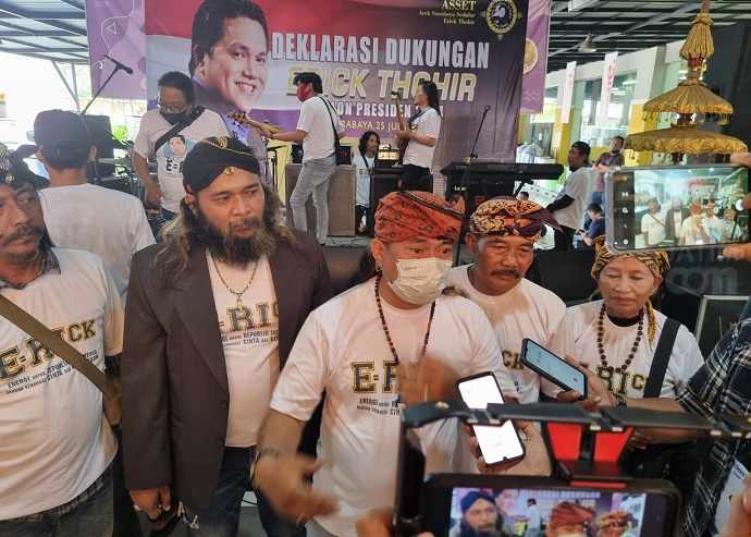 Pelaku Spiritual Surabaya: Erick Thohir Pemimpin Masa Depan Indonesia