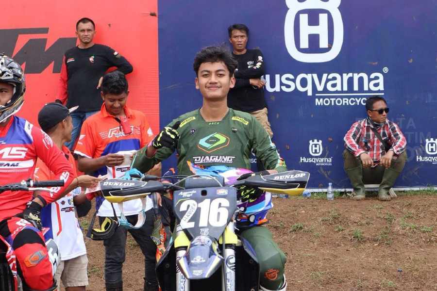 Finish di Posisi Top 10 MXGP, Ananda Rigi Aditya Ungguli Crosser Malaysia dan Thailand