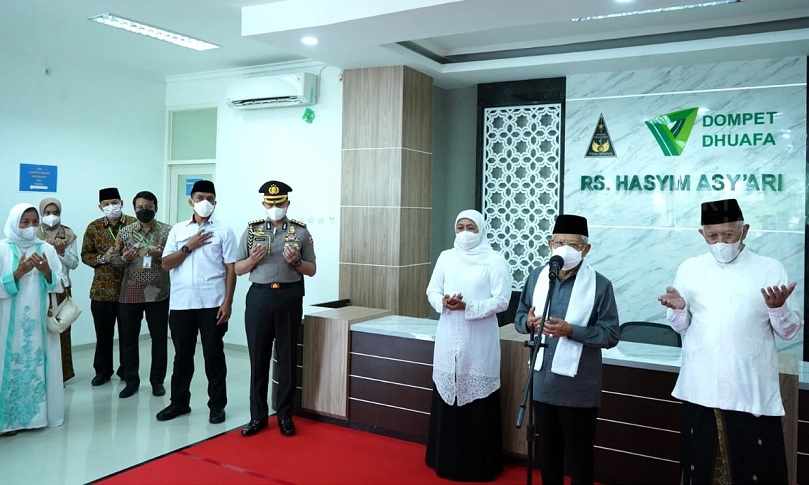 Wapres Ma’ruf Amin Apresiasi Hadirnya RS Hasyim Asy’ari Tebuireng Jombang