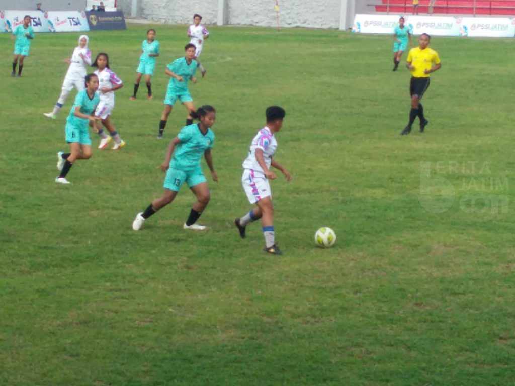 Kalah 0-3 dari Malang, Tim Sepak Bola Wanita Jember Gagal ke Semifinal