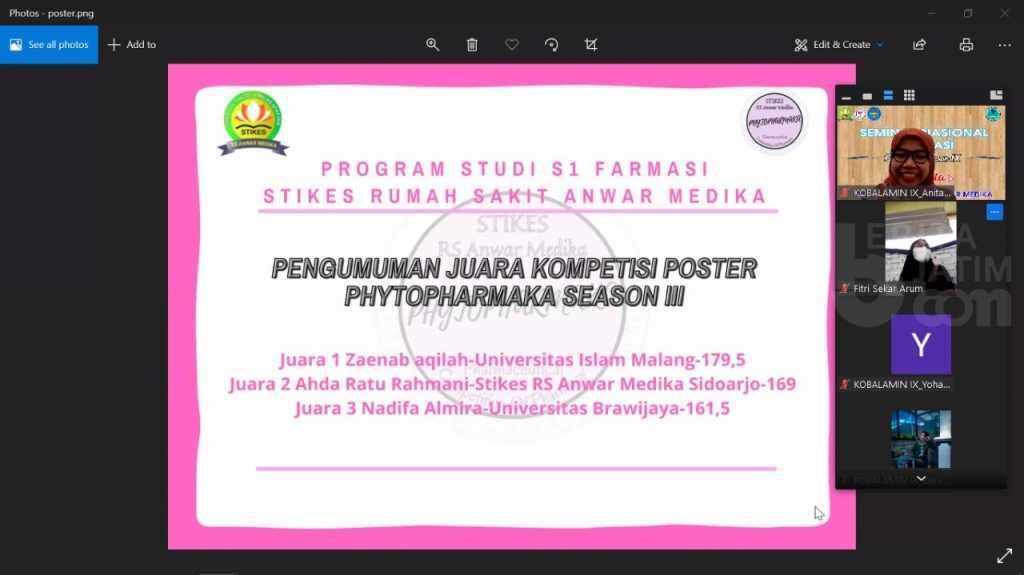 Dosen dan Mahasiswa Farmasi Unisma Raih Penghargaan Nasional