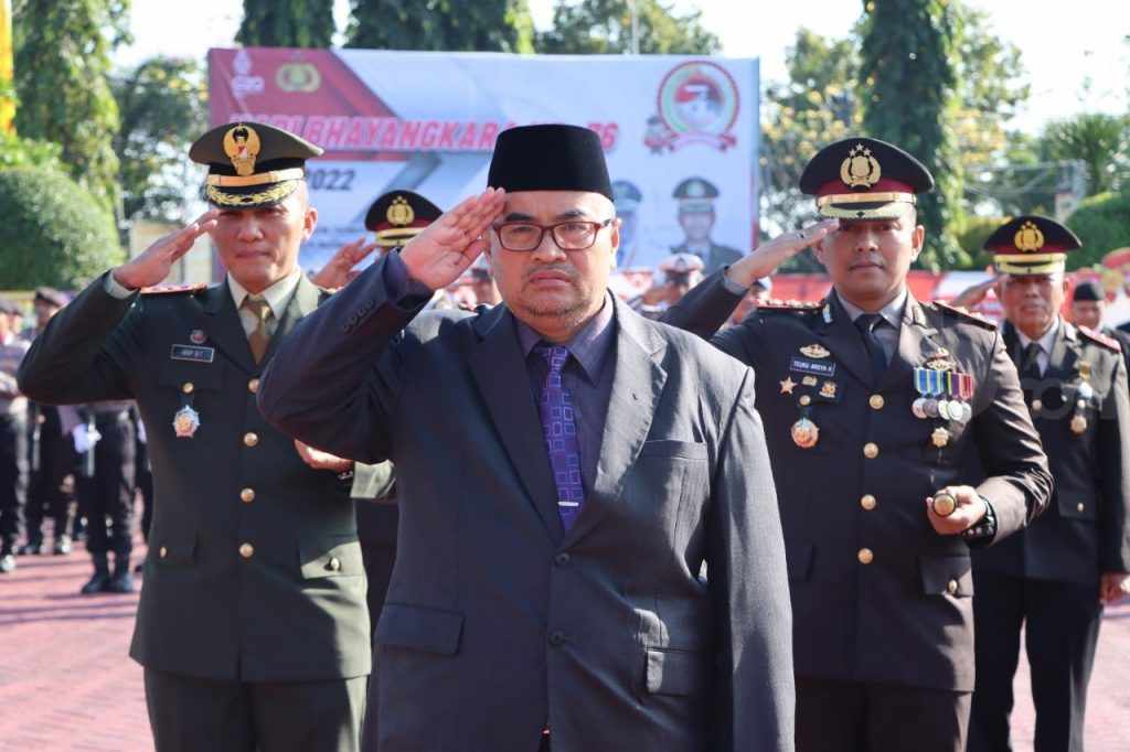 Kapolres Probolinggo dan Forkopimda Ikuti Upacara Peringatan Hari Bhayangkara