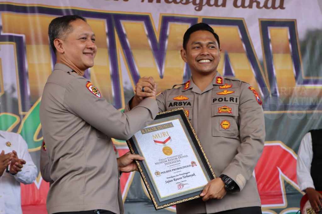 Gelar Festival Kuliner Rawon, Polres Probolinggo Raih Rekor MURI