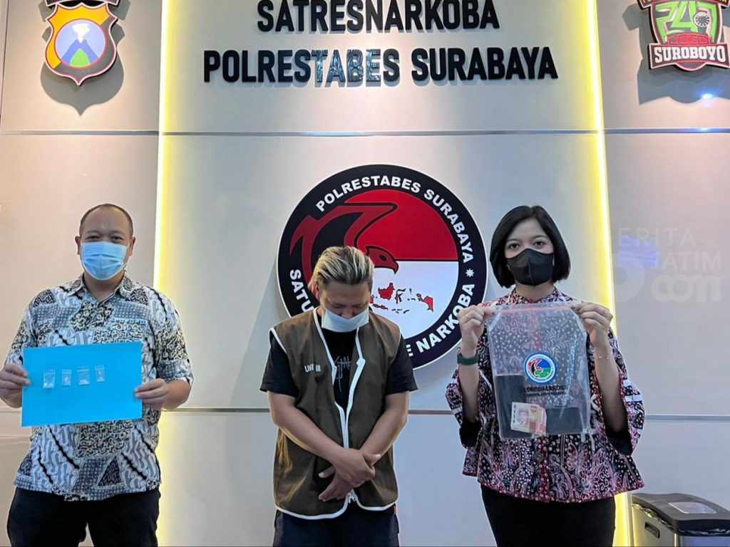 Bandar Sabu Jalanan Ditangkap Polisi di Gubeng Surabaya