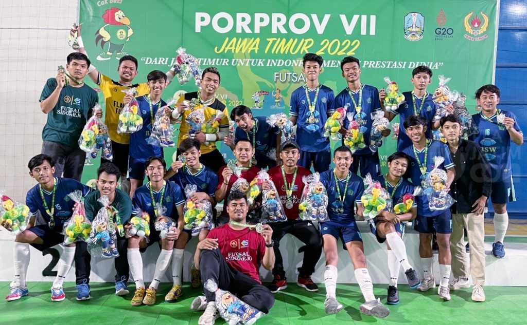 Porprov Jatim Vll, Tim Futsal Sidoarjo Raih Perak