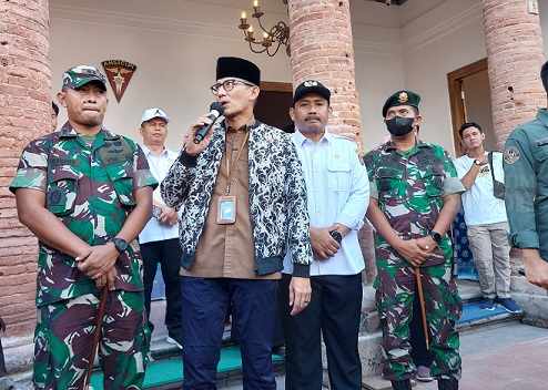 Kunjungi Benteng Van Den Bosch Ngawi, Ini Agenda Menparekraf Sandiaga Uno