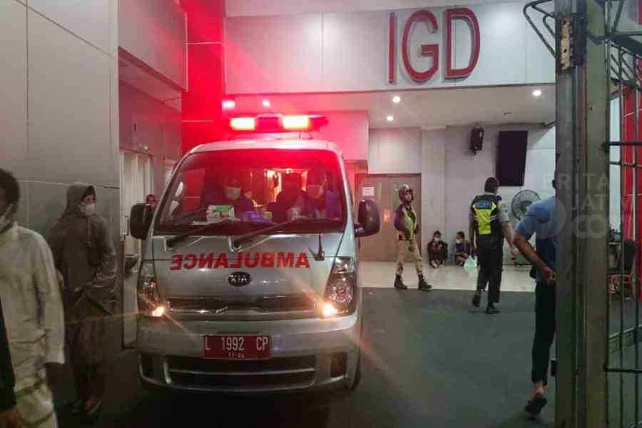 Seorang Pria Bakar Diri di SPBU Jalan Tambakrejo Surabaya
