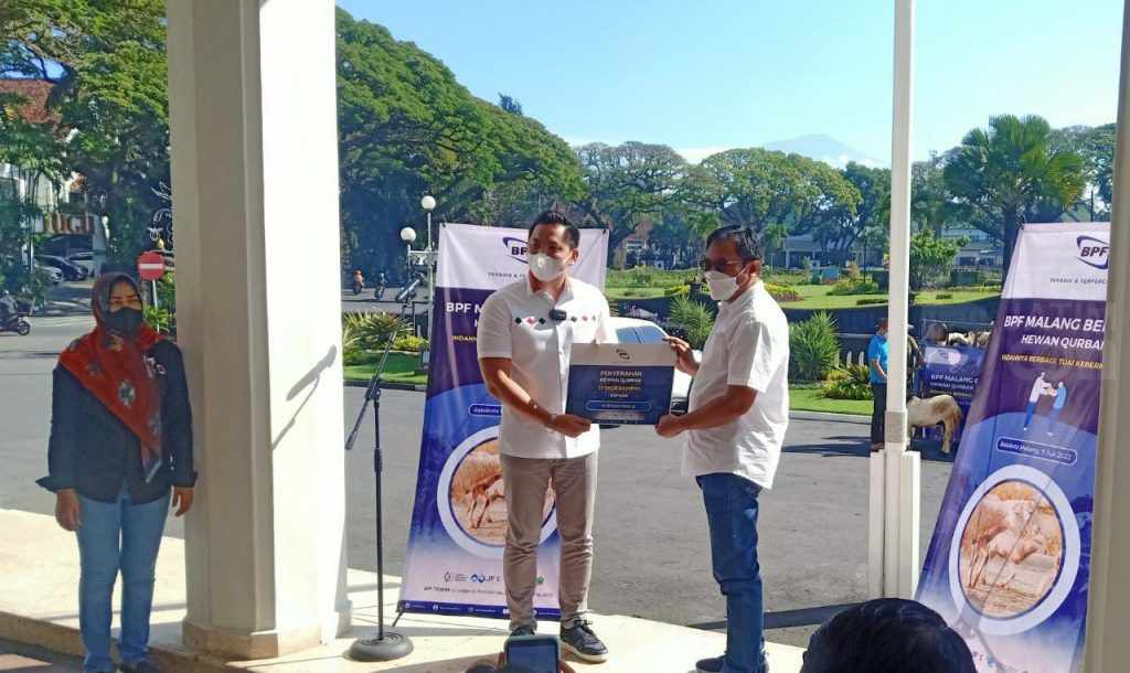 BPF dan Pemkot Malang Salurkan Kambing ke Belasan Takmir Masjid