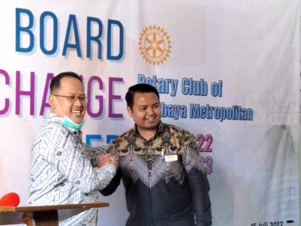 Gantikan Johanes Dipa, Beryl Rencanakan Program Kemanusiaan Bersama Rotary Club Metropolitan Surabaya