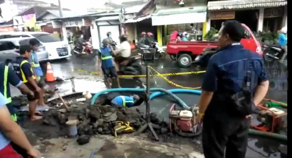 Pipa PDAM Kota Malang Bocor, 11 Kelurahan Terdampak Air Mati