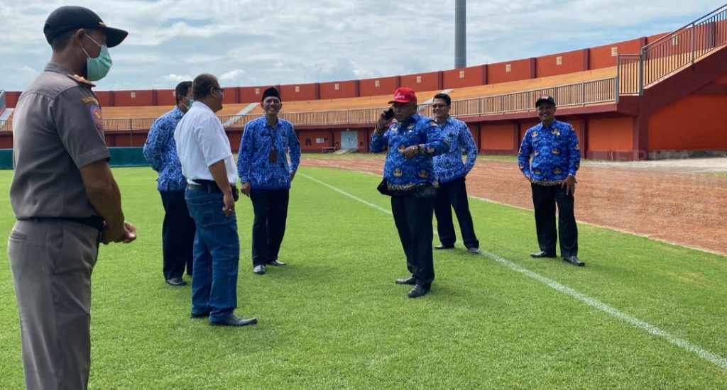 Kadisporapar Pamekasan Pastikan Persiapan Stadion Gelora Madura
