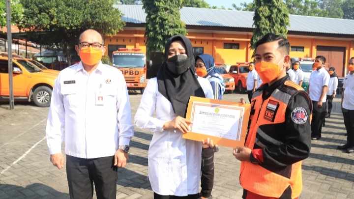 50 Peserta Pelatihan Jungle Rescue di Mojokerto Terima Sertifikat
