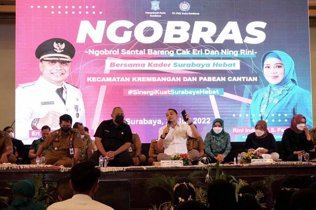 Kader Surabaya Hebat Dimarahi Saat Tugas, Wali Kota Eri: Laporkan Lurah dan Puskesmas