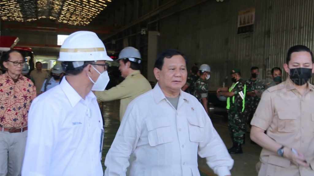 Kunjungi PT INKA Madiun, Ini Kata Menhan Prabowo Subianto